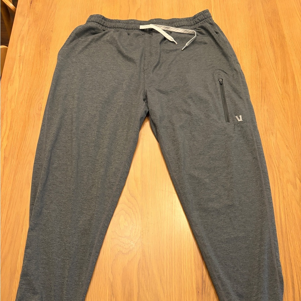 Vuori Charcoal Heather Sunday Performance Joggers for Men